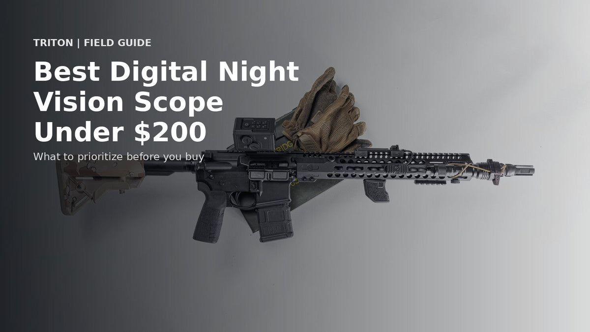 Best Digital Night Vision Scope Under $200: What to Look For - Triton