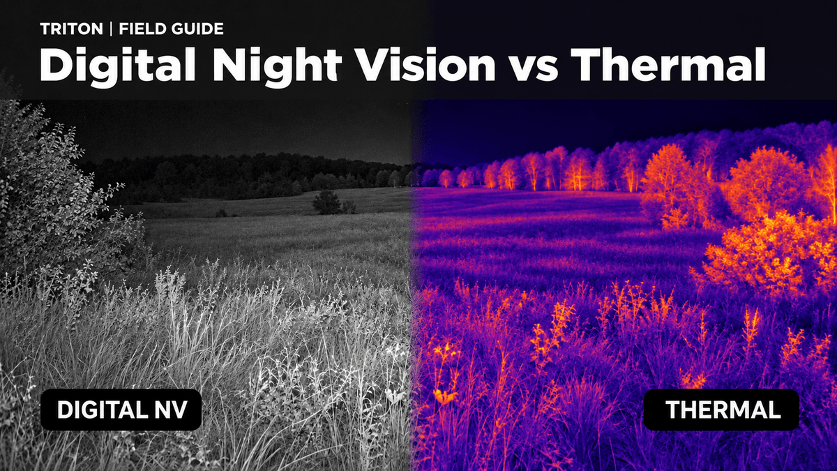 Digital Night Vision vs Thermal: What's the Difference? - Triton