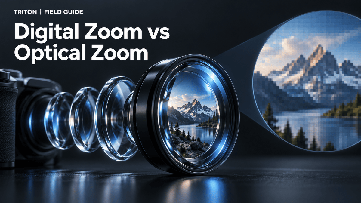 Digital Zoom vs Optical Zoom: What Happens to Image Quality? - Triton