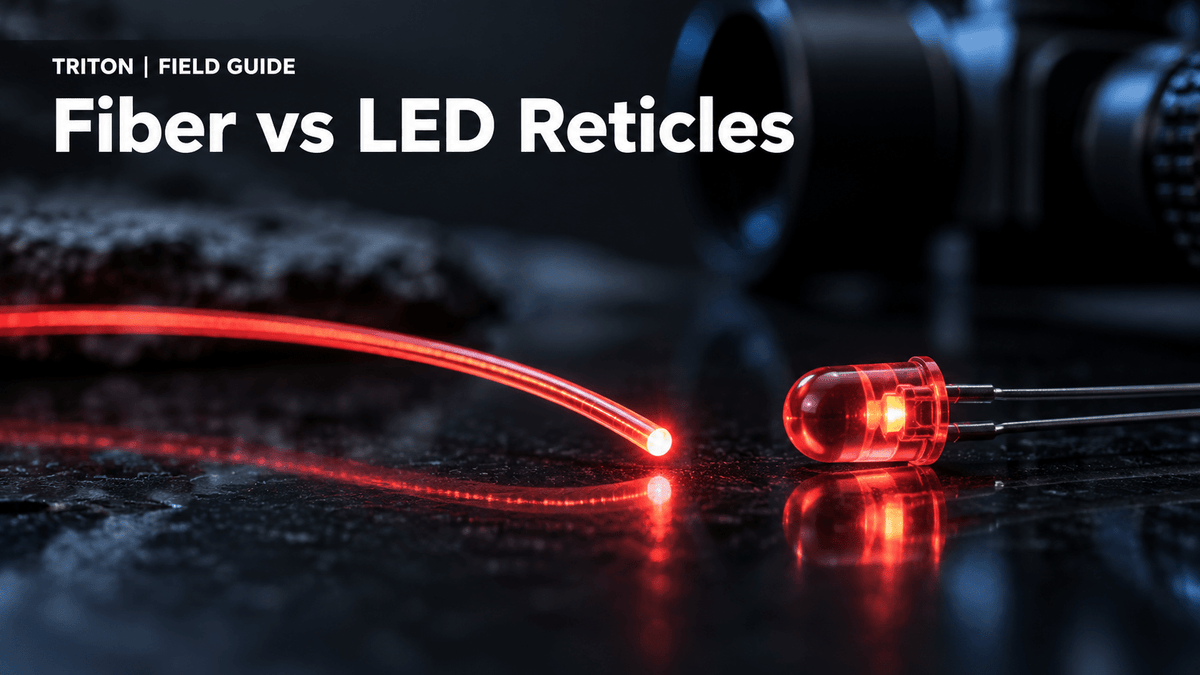 Fiber-Illuminated vs LED-Illuminated Reticles: What’s the Difference? - Triton