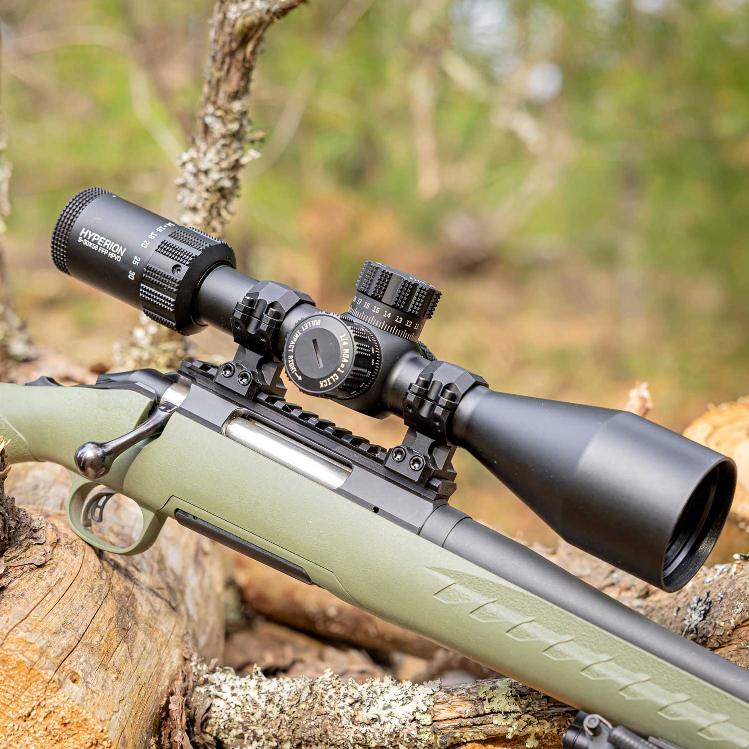 Triton HPVO high power variable rifle scope for long range precision shooting