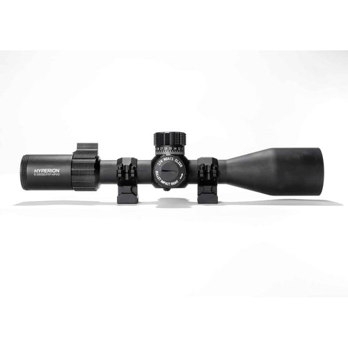 Hyperion 6-24x First Focal Plane High Power Variable Scope with SecureLock Locking Turrets, Side Parallax, Illuminated Reticle, FFP-MOA | MOA Reticle - Triton