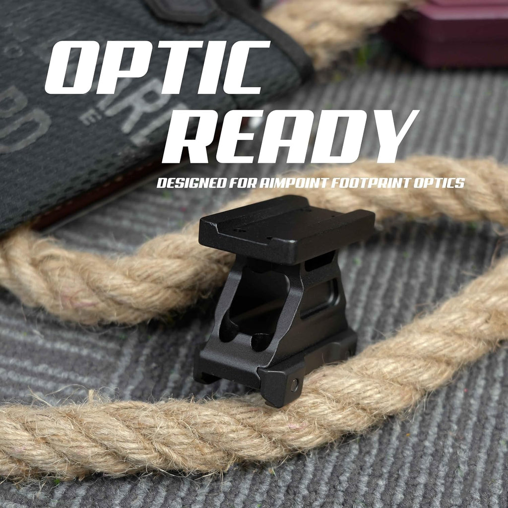 Triton APEX Absolute Cowitness 1.93" Riser Mount Micro T-1/T-2/503/515/530/Romeo4/Romeo5 Footprint - Triton
