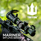 Triton Mariner 1-6x24 Second Focal Plane SFP LPVO Rifle Scope - Triton