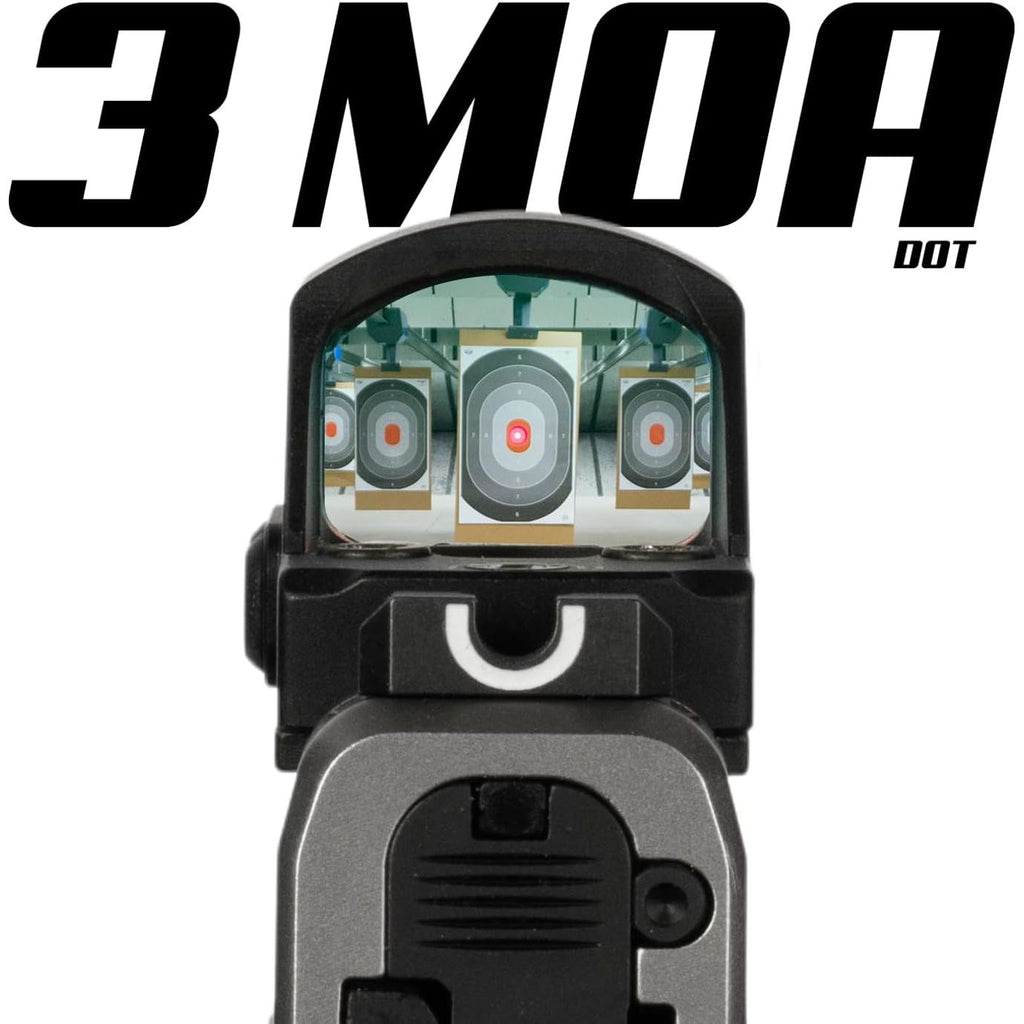 Triton Nautilus 3 MOA | 407K, 507K Footprint | Modified RMSc, NO Rear Recoil Lugs, NOT RMS Compatible | Parallax-Free Micro Red Dot Sight (MRDS) Featuring Shake Awake and 50K Hour Battery Life - Triton