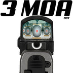 Triton Nautilus 3 MOA | 407K, 507K Footprint | Modified RMSc, NO Rear Recoil Lugs, NOT RMS Compatible | Parallax-Free Micro Red Dot Sight (MRDS) Featuring Shake Awake and 50K Hour Battery Life - Triton