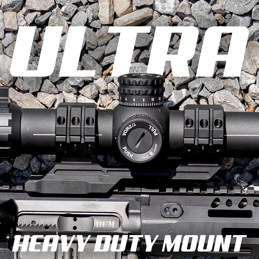 Triton Navigator+ 1-10x28 First Focal Plane FFP LPVO Rifle Scope | Chevron C2 BDC Reticle - Triton