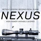 Triton Nexus 4-12x44 AO Second Focal Plane SFP Adjustable Objective Medium Power Variable Optic MPVO Rifle Scope - Triton
