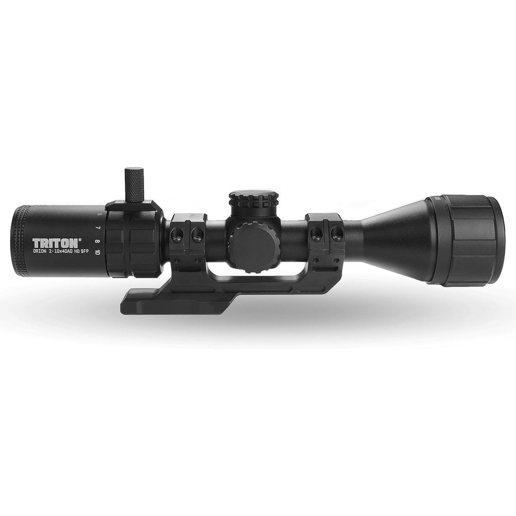 Triton Orion HD 2-10x40 AO SFP MPVO Scopes with Daylight Bright Reticles - Triton