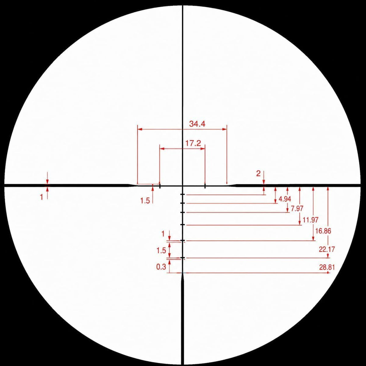 Triton Ronin 2-10x32 SFP MPVO Rifle Scope - Triton