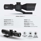 Triton Ronin HD 2-10x40 SFP MaxBright Fiber Reticle MPVO - Triton