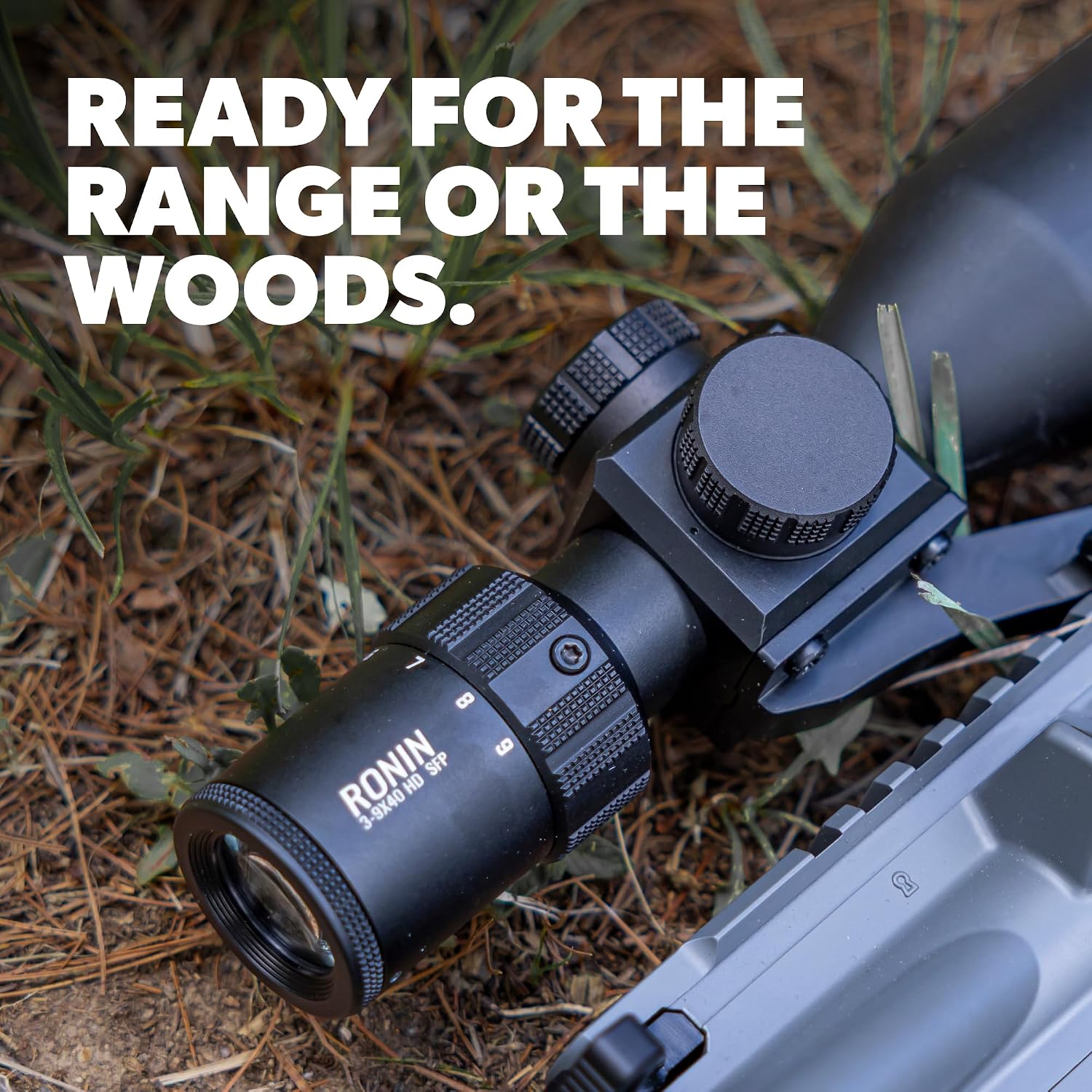 Triton Ronin HD 3-9x40 SFP MaxBright Fiber Reticle MPVO | Shorty | with or Without Adjustable Objective AO - Triton