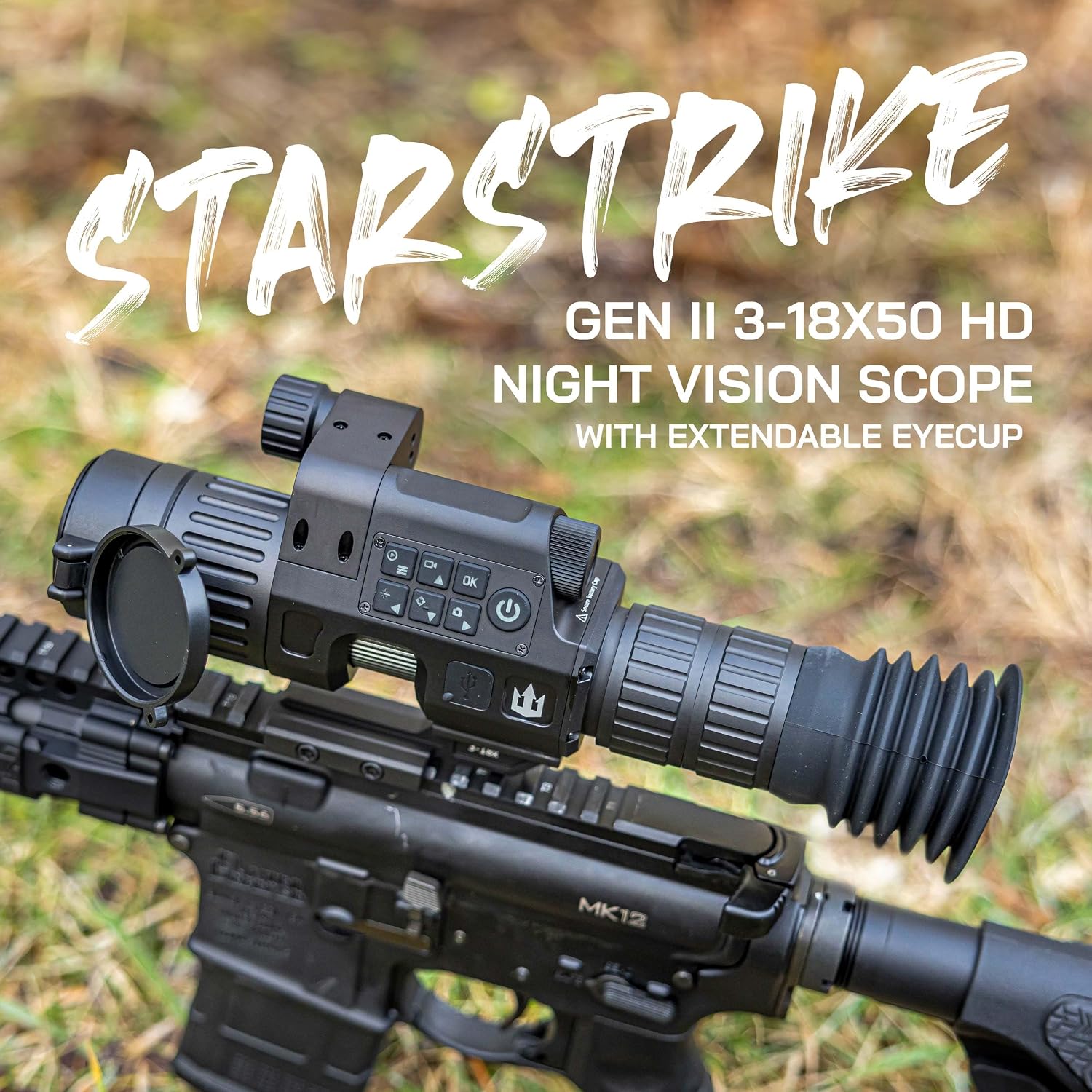 Triton StarStrike Gen 2 Night Vision Scope with Extendable Eyecup - Triton