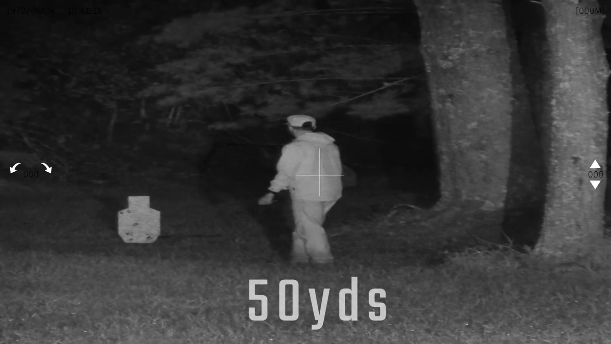 Night vision footage at 50 yards through a Triton StarStrike scope