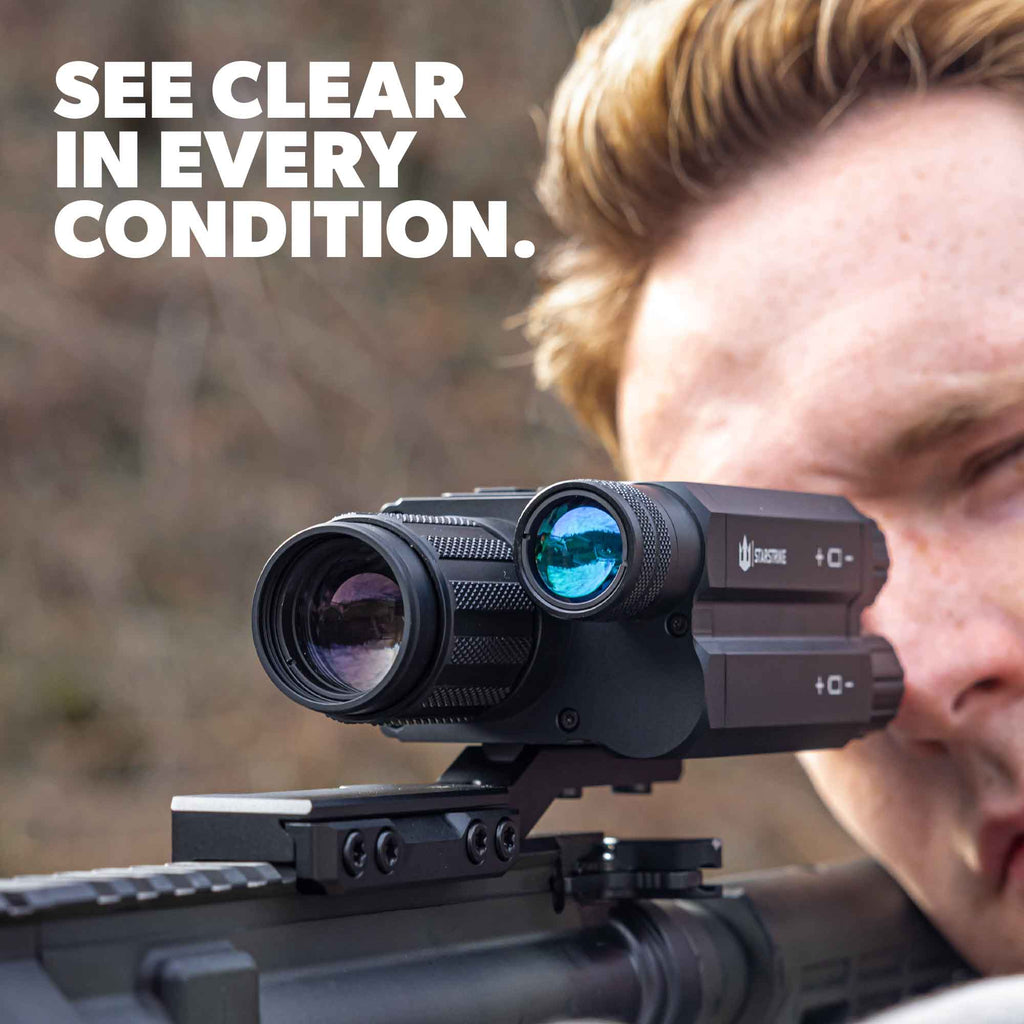 Triton StarStrike-R PRO HDX Digital Night Vision Scope | Daylight to Moonlight | HD Video Recording - Triton