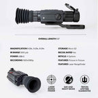 Triton StarStrike-R ULTRA HDX Digital Night Vision Scope | PiP + LRF Integrated Distance Measuring System - Triton